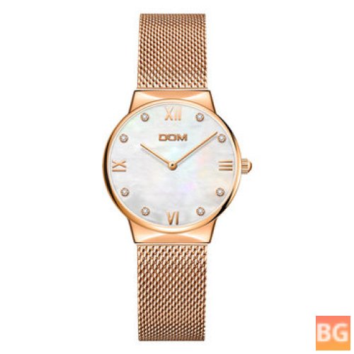 G-32G Stainless Steel Ladies Watch with Quartz Movement - 32mm