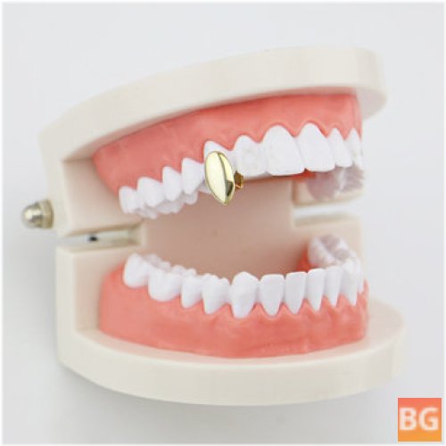 Gold Plated Grillz Teeth for Vampire Dogs