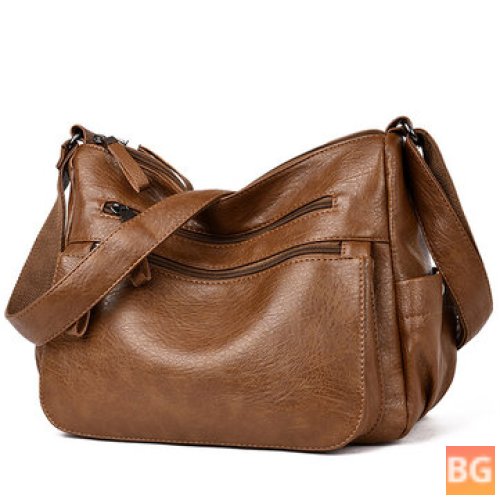 Soft Faux Leather Hobo Bag for Women