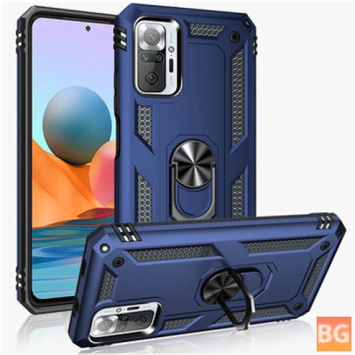 Xiaomi Redmi Note 10 Pro Armor Case with 360 Rotation Finger Ring