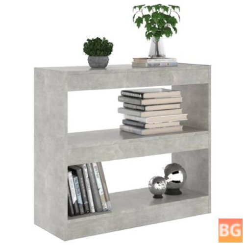Gray Book Cabinet/Room Divider 31.5