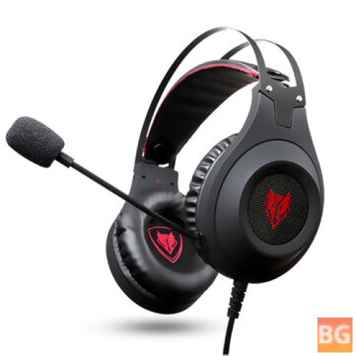 Gaming Headset with LED Lights and Microphone for PS4/PC/Mac/Laptop