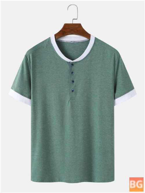 Short Sleeve T-Shirts with Contrast Trim