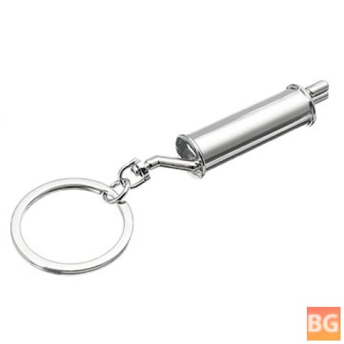 Key Chain with Exhaust Pipe Shape