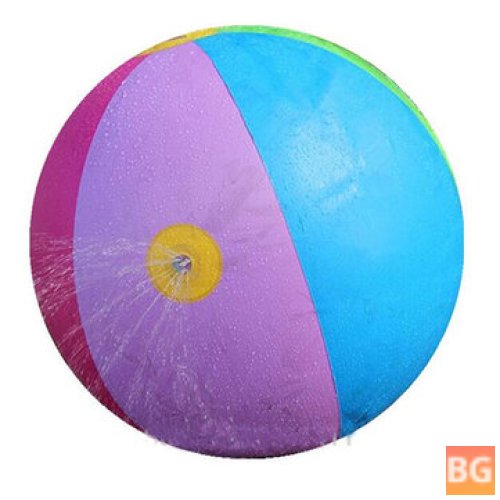 Inflatable Water Fountain Ball for Kids' Summer Fun