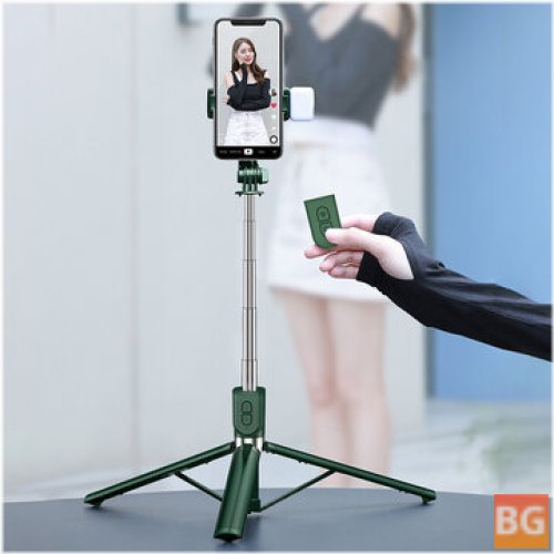 Tripod for selfie with a wireless remote control