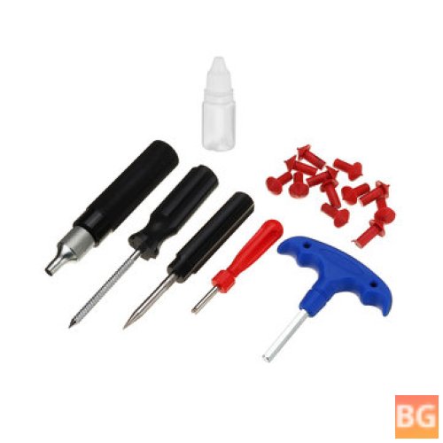 5pc Tire Repair Kit for Bikes and Motorcycles