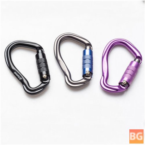 D-Buckle Hunting Carabiner with Miniature Aluminum Alloy Hanging Buckle