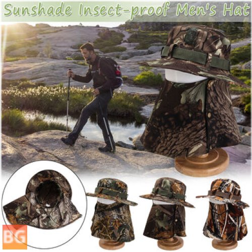 Cotton Face Shield Hat Outdoor Fishing Hat