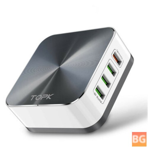 Samsung Smartphone Tablet Charger - TOPK 50W Quick Charge 3.0 8 Port