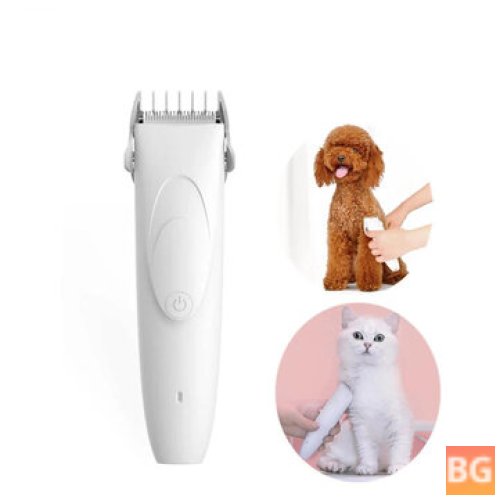 Xiaomi Pawbby Hair Trimmer - Professional USB Rechargeable Dog Cat Puppy Grooming Clipper