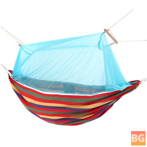 Hanging Tree Bed with mosquito net for outdoor use