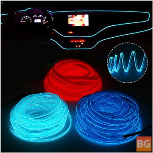 Car Interior Light with Neon Strip - Wire Rope Tube