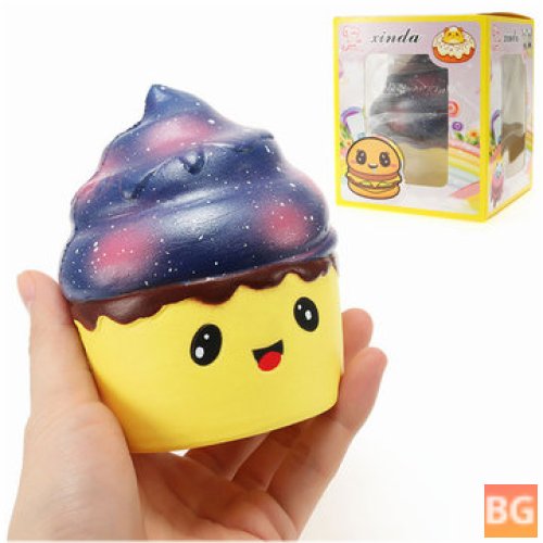 Xinda squishy ice cream cup with packaging - 12cm soft