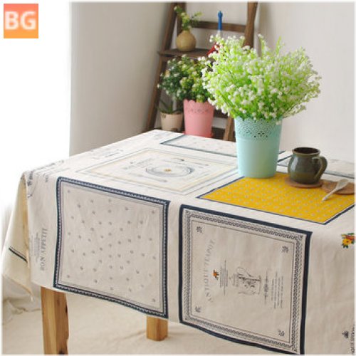 Cotton Tablecloth with Heat Insulation - Tea & Coffee House