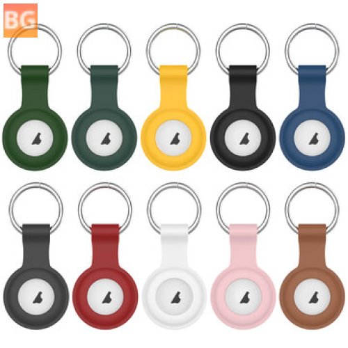 Bakeey Portable Protective Cover Sleeve with Keychain for Apple Airtags