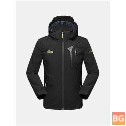 Windproof Jacket with Softshell Cover