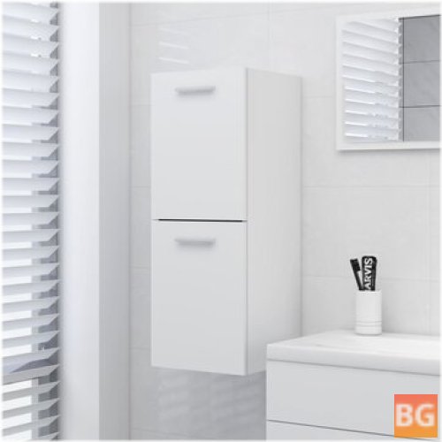 Bathroom Cabinet - White 11.8