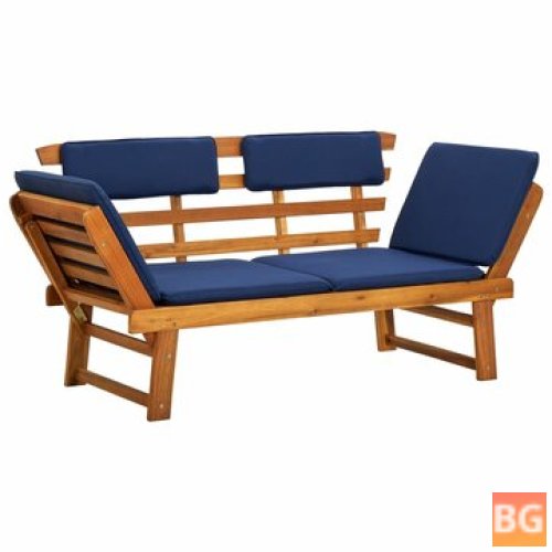Garden Bench with Cushions - 75