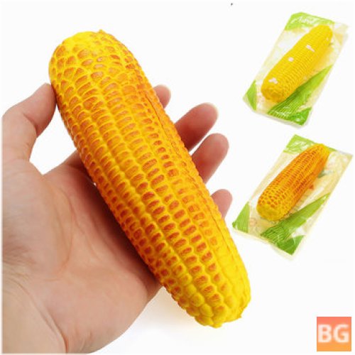 2PCS Eric Squishy Corn 16cm Slow Rising Vegetable Collection with Gift Box