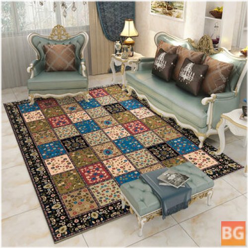 Geometric Floor mat for living room, bedroom, and home decor