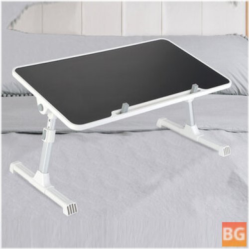 Foldable USB Cooling Fan Laptop Desk with Adjustable Height