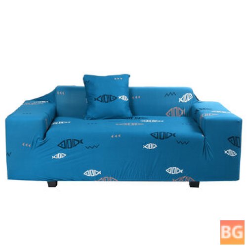 Sofia Home Office Couch Protector - Blue