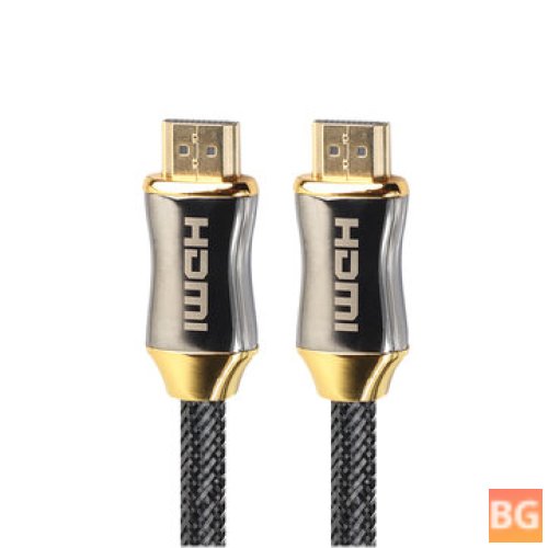 Zinc Alloy HDMI Cable - HD Display Video Projector Cable for TV, DVD Player, Computer