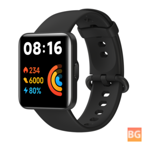 Redmi Watch 2 Lite - 1.5 Inch HD Screen Multi-System Standalone GPS 100 Fitness Modes 24-Hour Heart Rate Tracking SpO2 Monitor 5ATM Waterproof Smart Watch