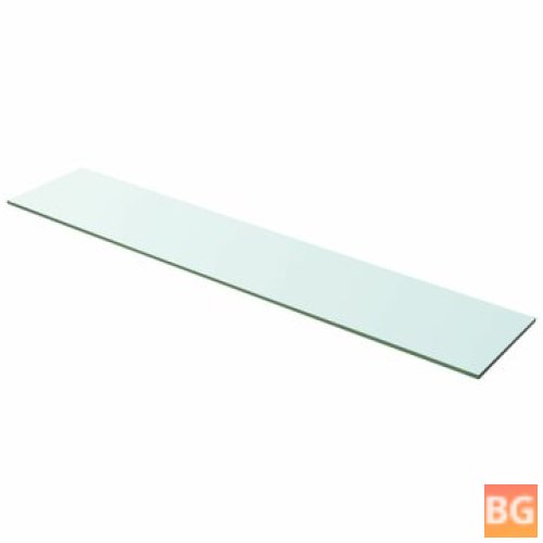 Glass Shelf with Clear Panel 39.4