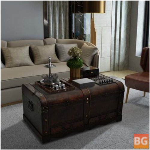 Large Brown Treasure Chest