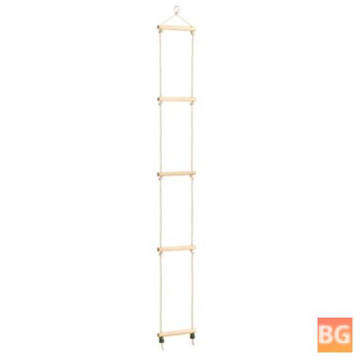 Vidaxl 91936 Kids Rope Ladder - Solid Wood and PE 30x168 cm