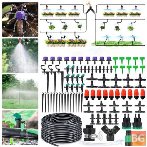 GOTGELIF 29M 153PCS Automatic Sprinkler for Garden Watering and Drainage