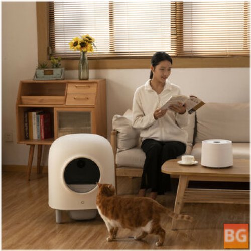 Petree Smart Cat Toilet 2.0 - Self Cleaning, Odorless & Dust-free