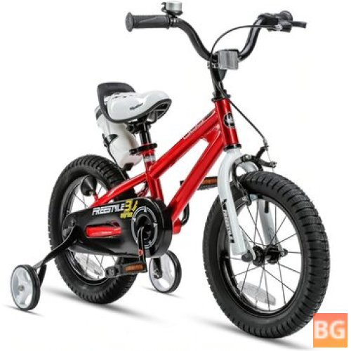 Kids' Bicycle with Stabilisers and BMX Pedals