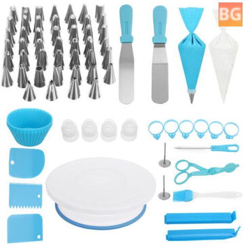 Tools for Cake Decoration - Icing Nozzles Pen Spatula Stand