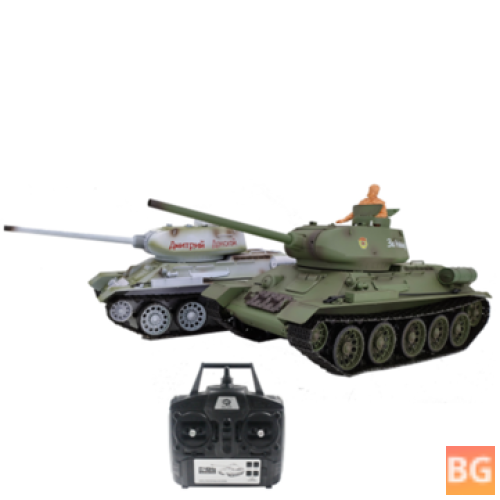 TK7.0 T34/85 RC Tank with Sound, Smoke and Shoot Action