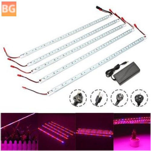 Grow Plant LED Strip Light with 50CM Cable + 5A Power Adapter