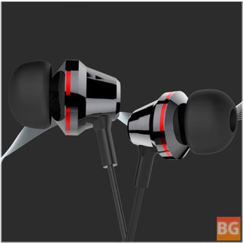 Cafele Metalic In-ear Earphone with Super Bass and Mic