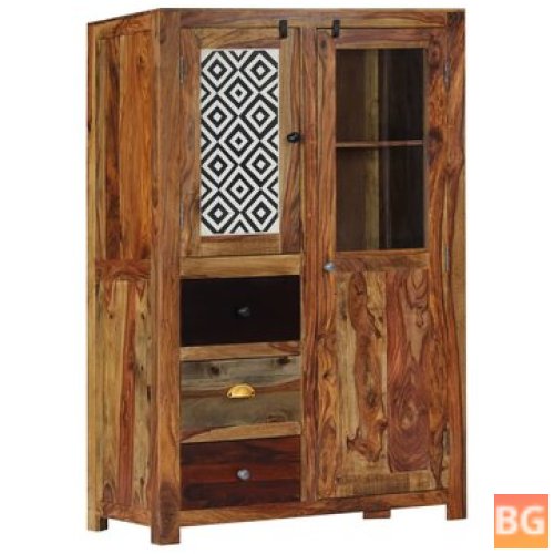 Sheesham Wood Cabinet with 95x48x150 cm