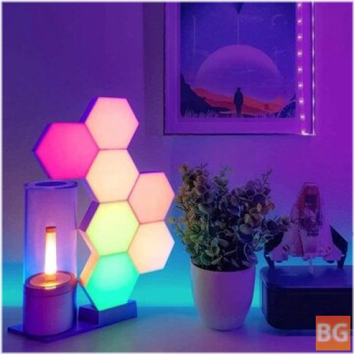 HexaColor Touch Lamp with Remote