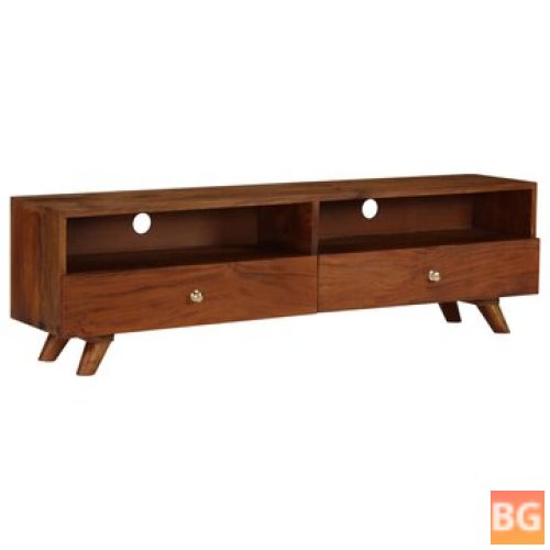 TV Cabinet - Solid Wood - 55.1