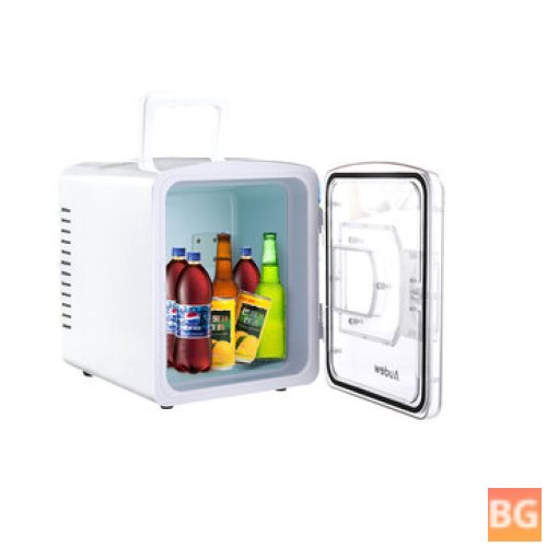 Audew Portable Compact Personal Fridge Heats Car Refrigerator