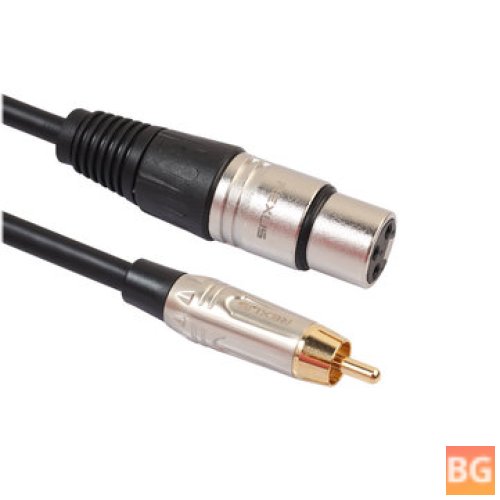 1/8-inch Male to Canon Microphone Mixer Cable