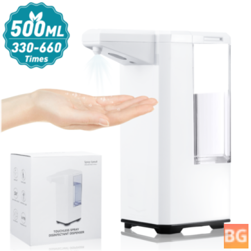 Humanized Soap Dispenser with Automatic Alcohol Sprayer - 500ml