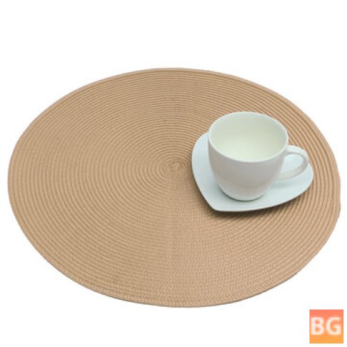 Non-slip placemats with Jacquard weave - 6 colors