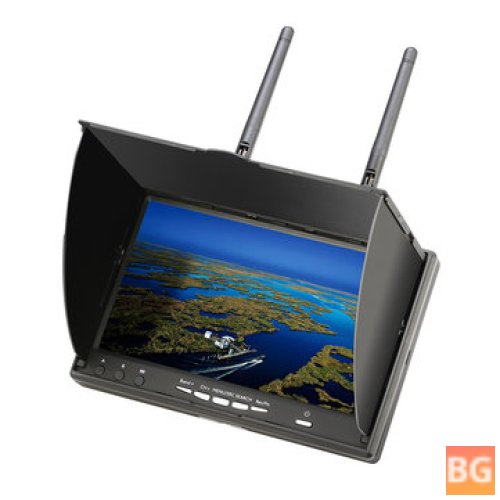 Eachine LCD5802D FPV Monitor with 30 Inch HD Resolution, DVR, and Built-in Battery