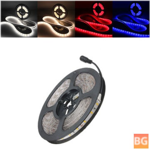 5M LED Strip Light Waterproof with 300 SMD 5630 in White/Warm White/Red/Blue