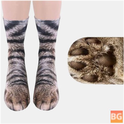 3D Printed Animal Foot Socks