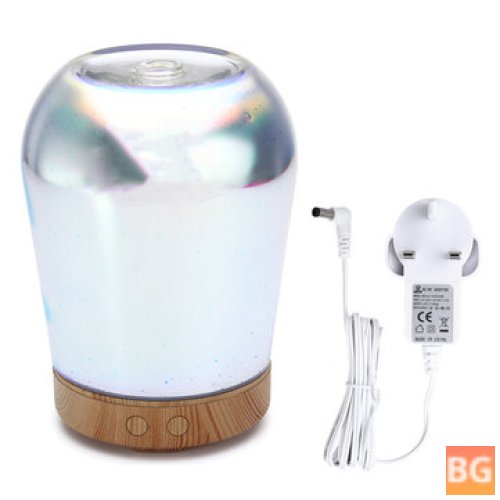 3D Star Lighting Aroma Diffuser - Portable Ultrasonic Aromatherapy Humidifier with 6 Colors LED Lights